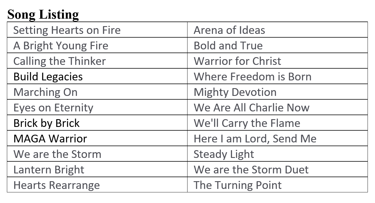 22 songs included